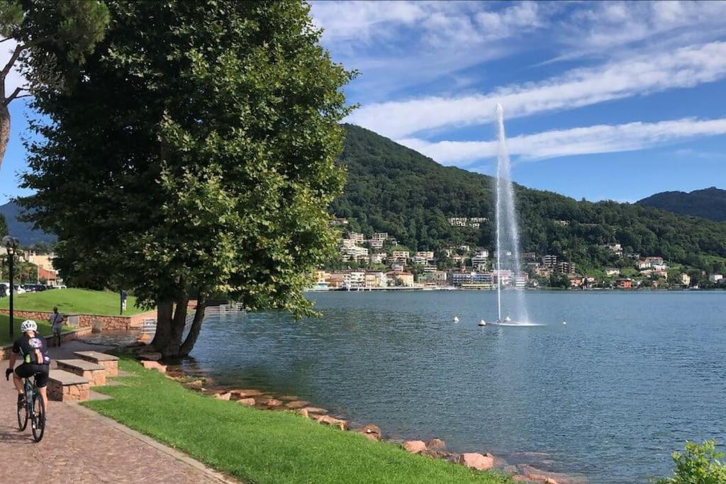 Tresa Bay House - Lugano Lake ลาเวนา ปอนเต เตรซา ภายนอก รูปภาพ